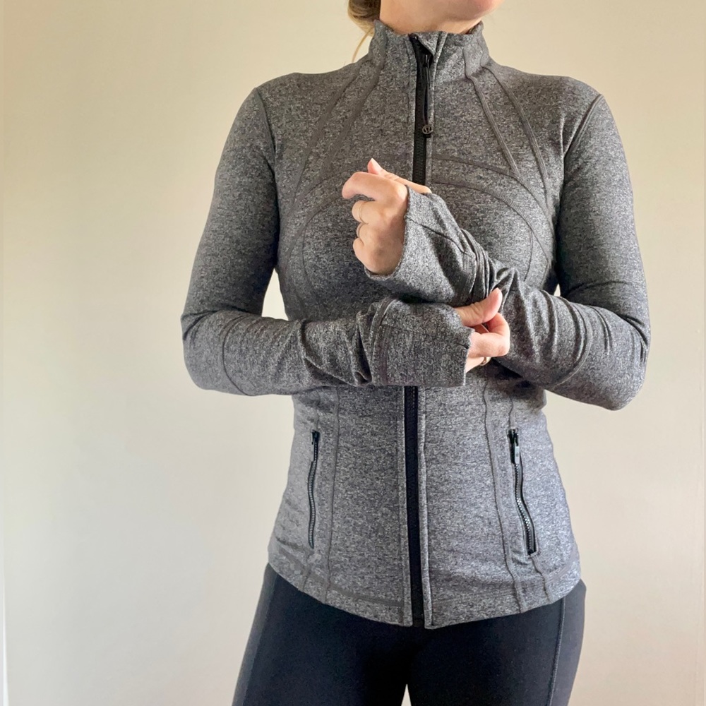 Define Jacket Luon Colour: Heathered Black Size 4